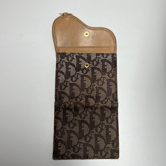 Christian Dior Trotter Saddle Canvas Leather Bifold Wallet - Picture 15 of 17